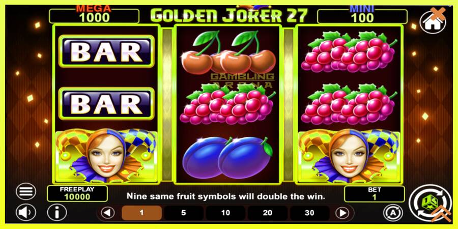 चित्र 2 गेमिंग मशीन Golden Joker 27 Hold & Win