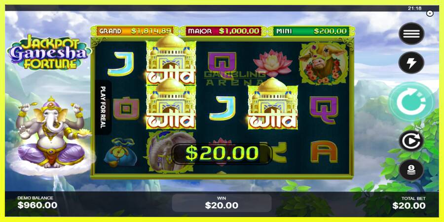 चित्र 4 गेमिंग मशीन Jackpot Ganesha Fortune