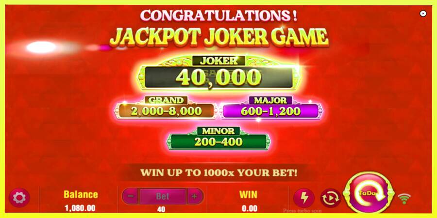 चित्र 4 गेमिंग मशीन Jackpot Joker