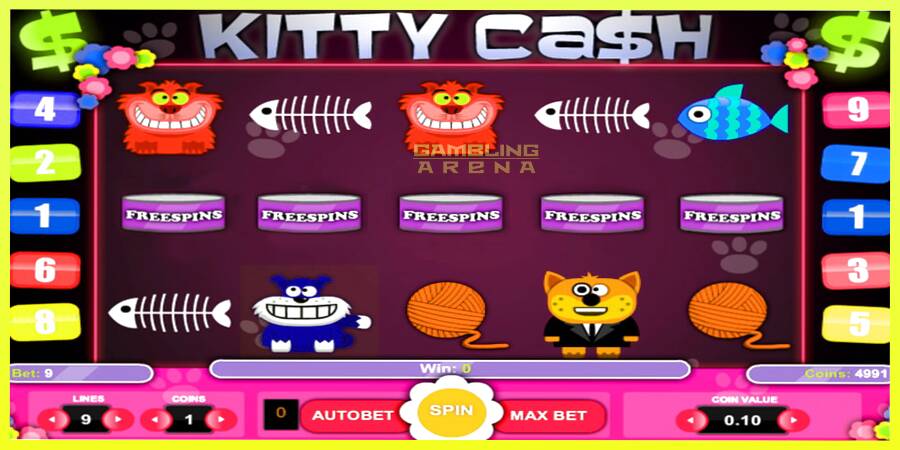 चित्र 2 गेमिंग मशीन Kitty Cash