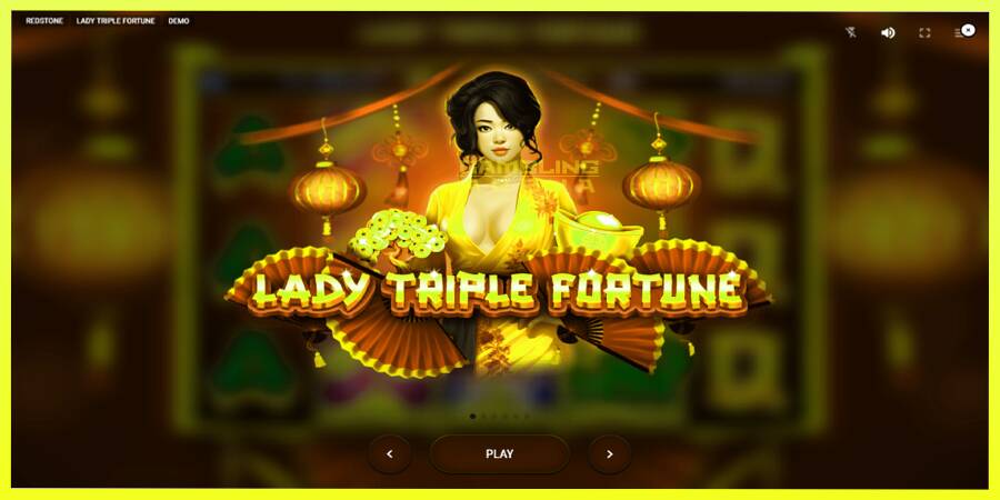 चित्र 1 गेमिंग मशीन Lady Triple Fortune