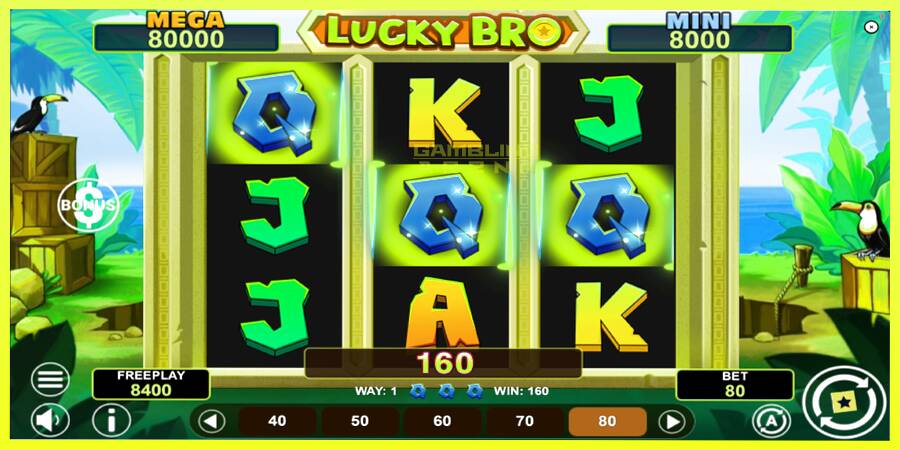 चित्र 4 गेमिंग मशीन Lucky Bro Hold & Win