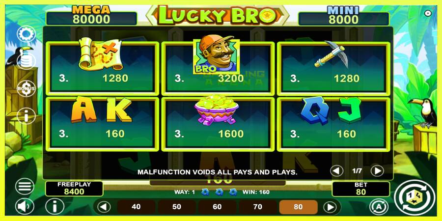 चित्र 5 गेमिंग मशीन Lucky Bro Hold & Win