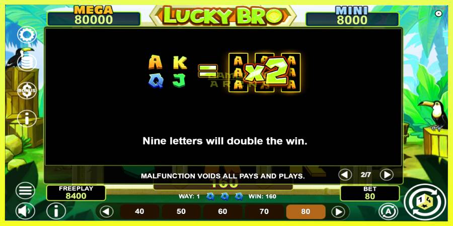 चित्र 6 गेमिंग मशीन Lucky Bro Hold & Win