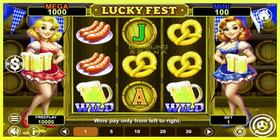 चित्र 1 गेमिंग मशीन Lucky Fest Hold & Win