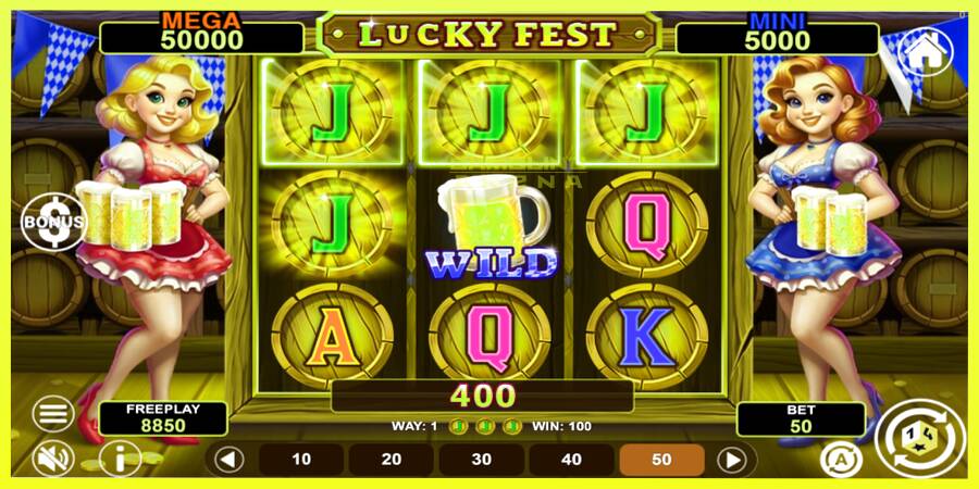 चित्र 2 गेमिंग मशीन Lucky Fest Hold & Win