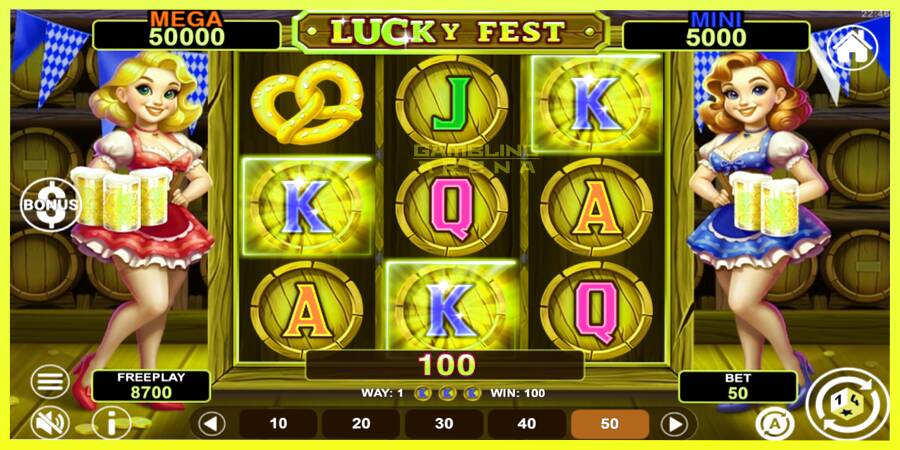 चित्र 3 गेमिंग मशीन Lucky Fest Hold & Win