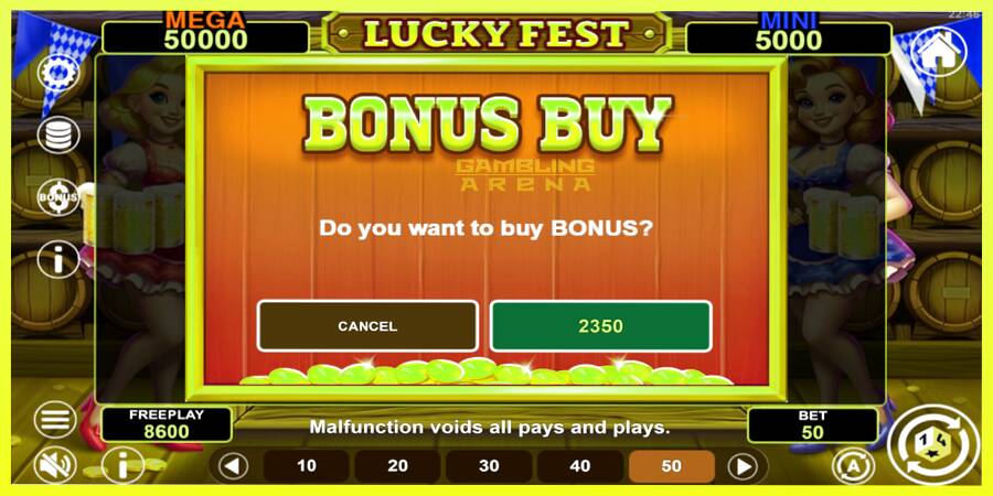 चित्र 4 गेमिंग मशीन Lucky Fest Hold & Win