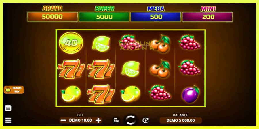 चित्र 2 गेमिंग मशीन Lucky Fruit Spins Bonus Buy