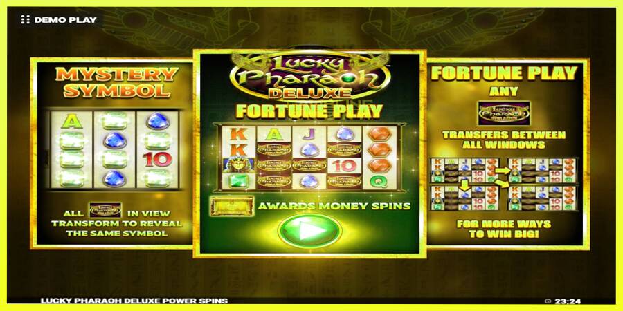 चित्र 1 गेमिंग मशीन Lucky Pharaoh Deluxe Fortune Play