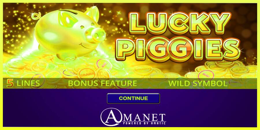 चित्र 1 गेमिंग मशीन Lucky Piggies