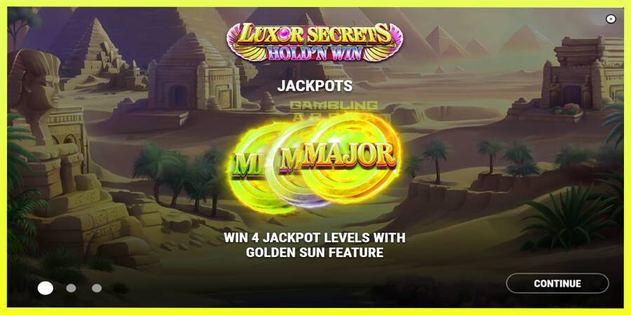 चित्र 1 गेमिंग मशीन Luxor Secrets Holdn Win