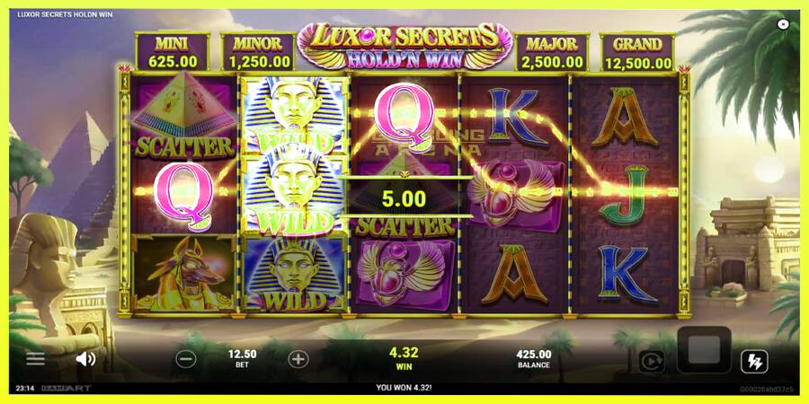 चित्र 3 गेमिंग मशीन Luxor Secrets Holdn Win