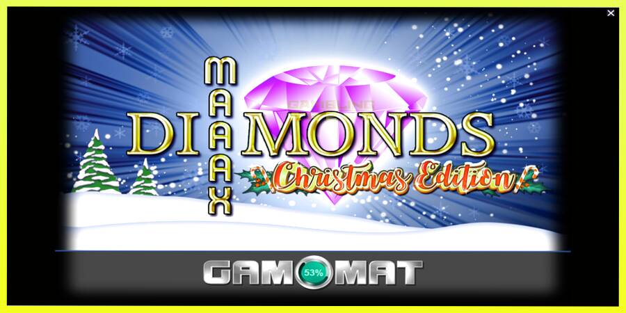 चित्र 1 गेमिंग मशीन Maaax Diamonds Christmas Edition