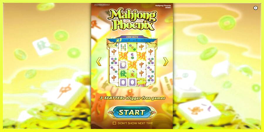 चित्र 1 गेमिंग मशीन Mahjong Phoenix