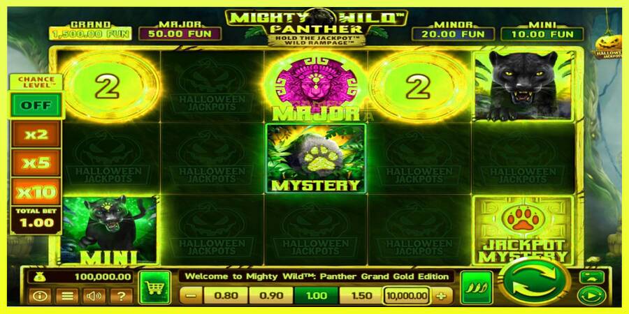 चित्र 1 गेमिंग मशीन Mighty Wild: Panther Grand Gold Edition Halloween Jackpots