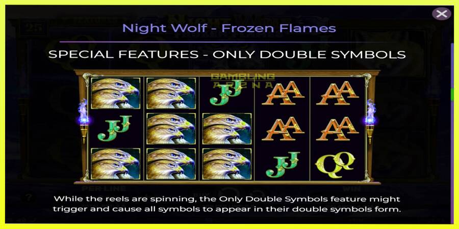 चित्र 5 गेमिंग मशीन Night Wolf - Frozen Flames