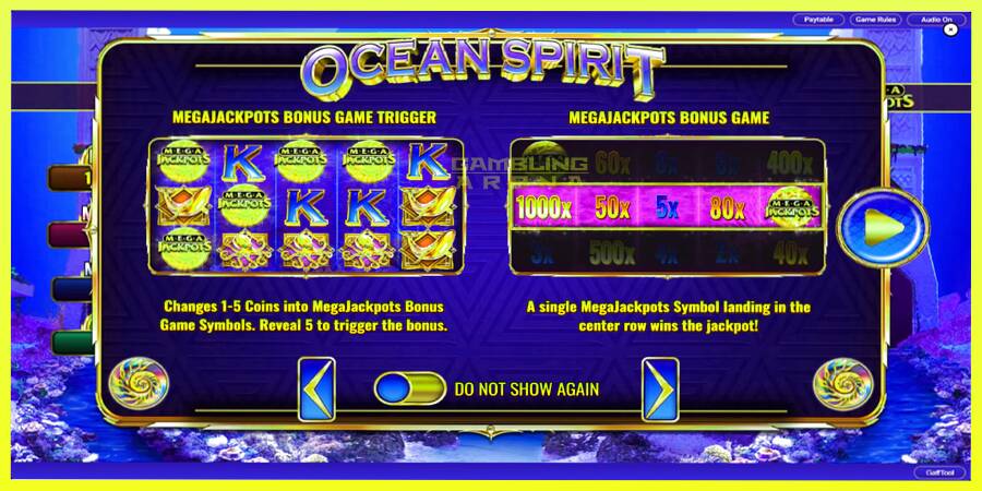 चित्र 2 गेमिंग मशीन Ocean Spirit MegaJackpots