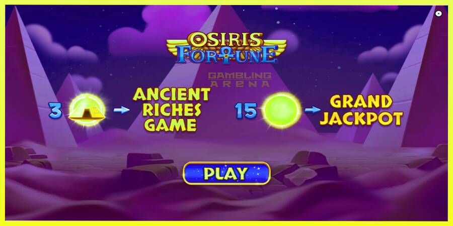 चित्र 1 गेमिंग मशीन Osiris Fortune