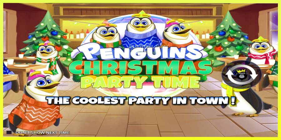 चित्र 1 गेमिंग मशीन Penguins Christmas Party Time