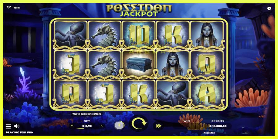 चित्र 1 गेमिंग मशीन Poseidon Jackpot