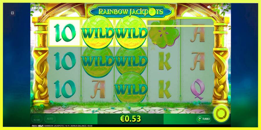 चित्र 2 गेमिंग मशीन Rainbow Jackpots