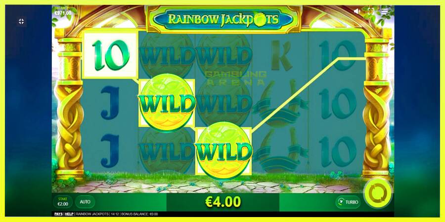 चित्र 4 गेमिंग मशीन Rainbow Jackpots