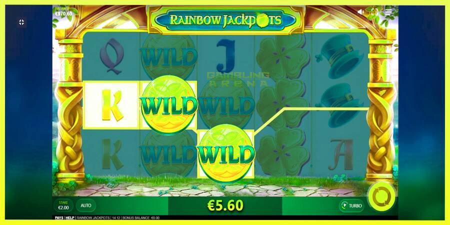 चित्र 6 गेमिंग मशीन Rainbow Jackpots