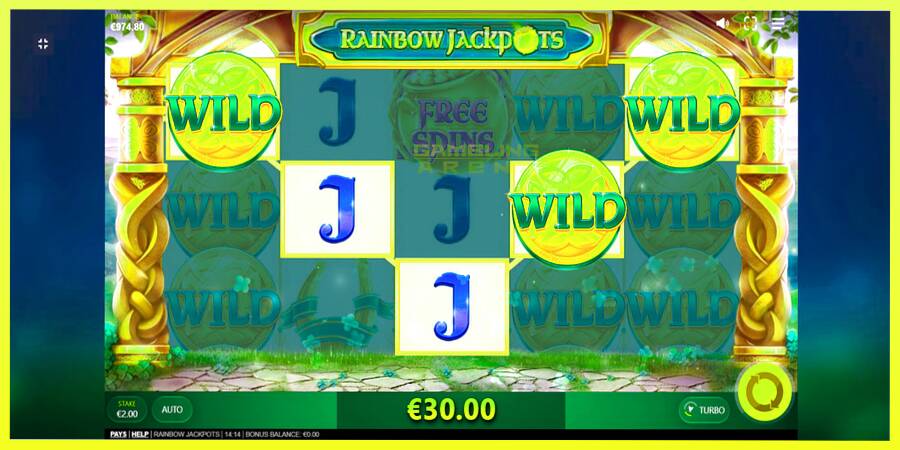 चित्र 10 गेमिंग मशीन Rainbow Jackpots