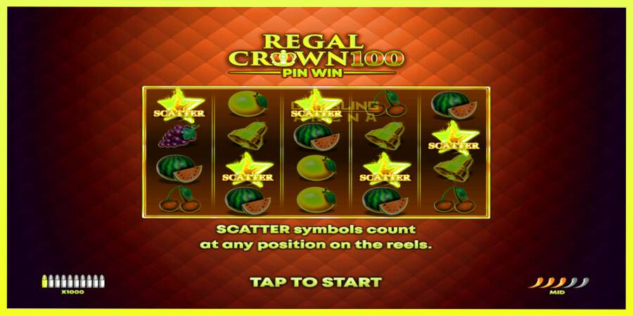 चित्र 1 गेमिंग मशीन Regal Crown 100