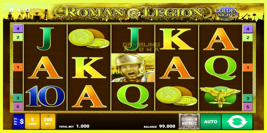 चित्र 1 गेमिंग मशीन Roman Legion Golden Nights