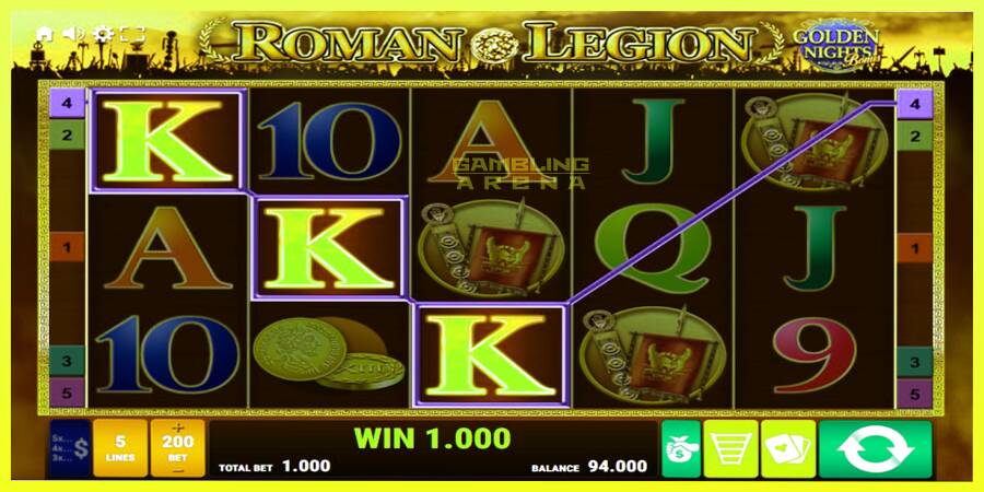 चित्र 2 गेमिंग मशीन Roman Legion Golden Nights