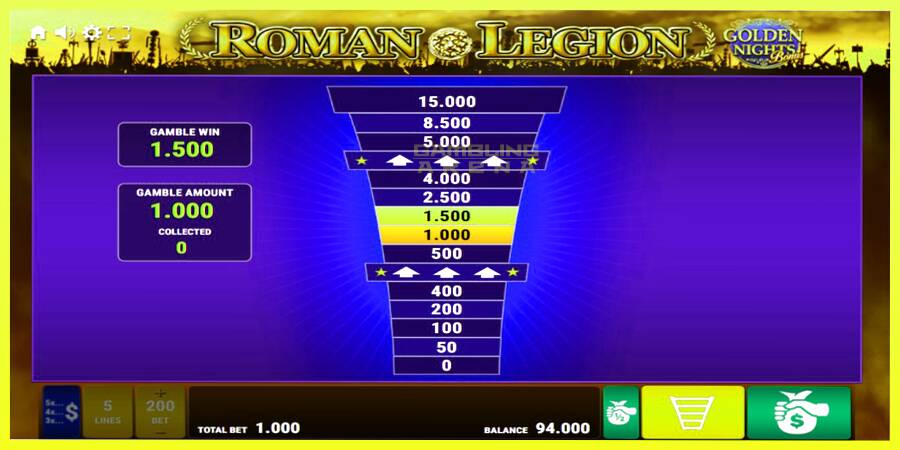 चित्र 3 गेमिंग मशीन Roman Legion Golden Nights