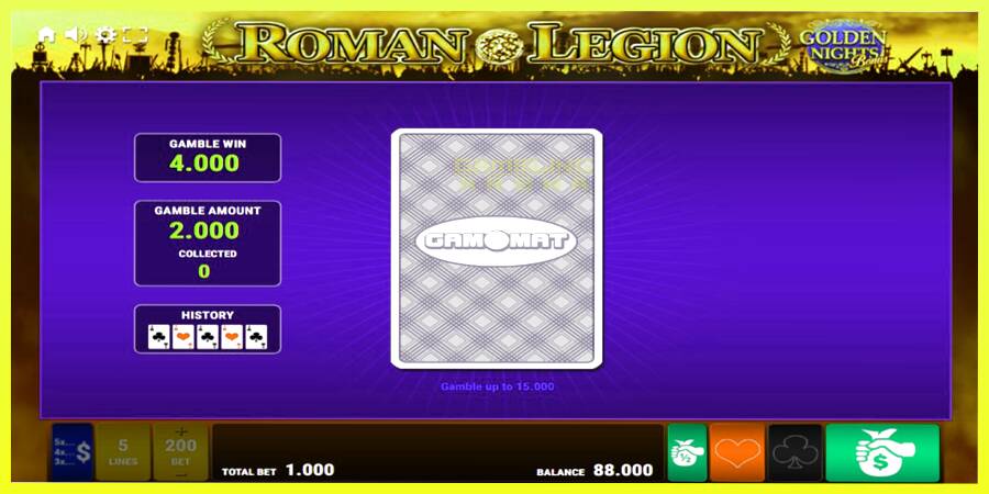 चित्र 4 गेमिंग मशीन Roman Legion Golden Nights