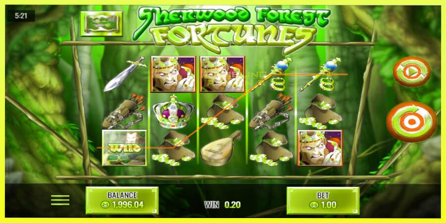 चित्र 2 गेमिंग मशीन Sherwood Forest Fortunes