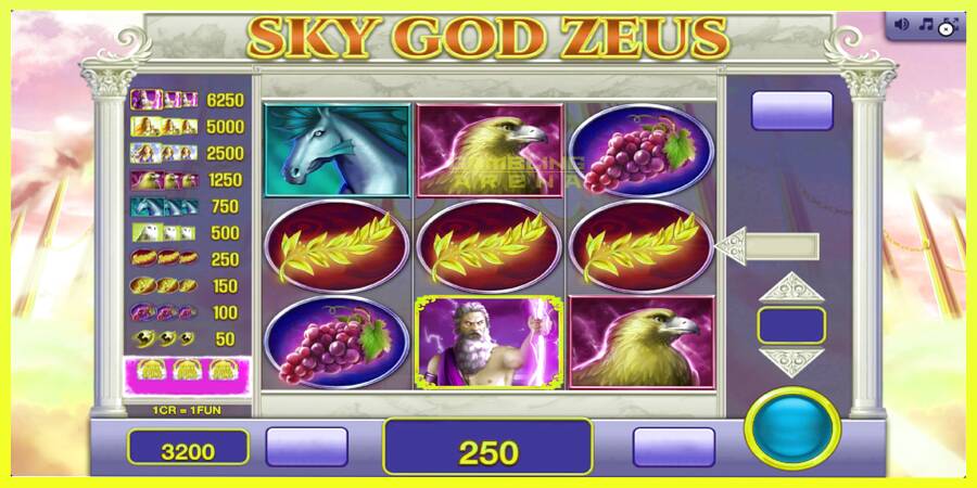 चित्र 3 गेमिंग मशीन Sky God Zeus 3x3