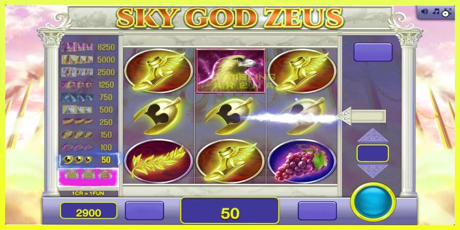 चित्र 4 गेमिंग मशीन Sky God Zeus 3x3