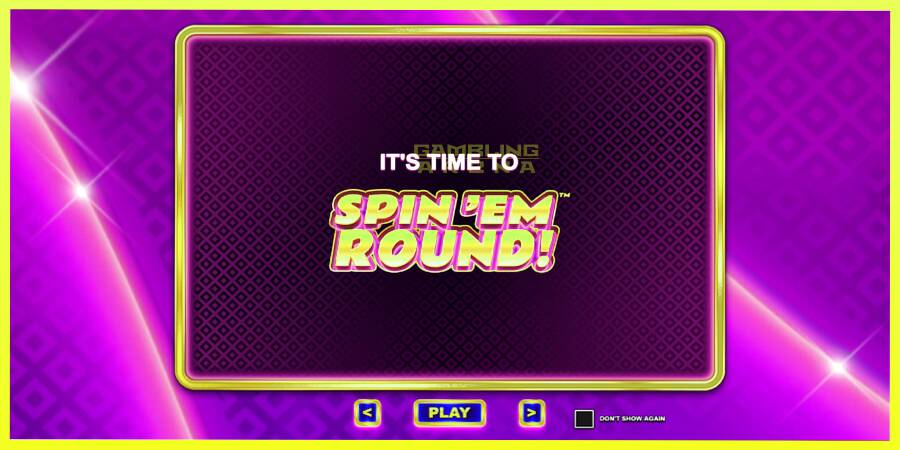 चित्र 1 गेमिंग मशीन Spin Em Round