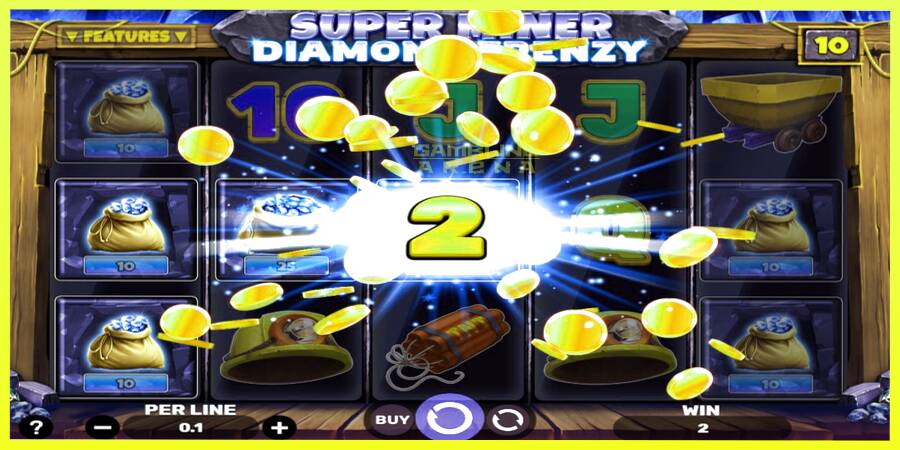 चित्र 3 गेमिंग मशीन Super Miner - Diamond Frenzy