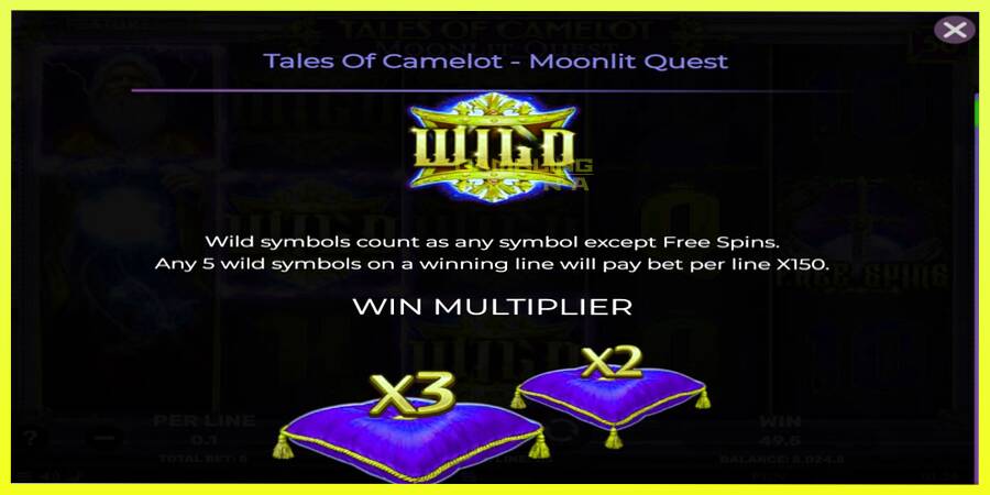 चित्र 4 गेमिंग मशीन Tales of Camelot - Moonlit Quest