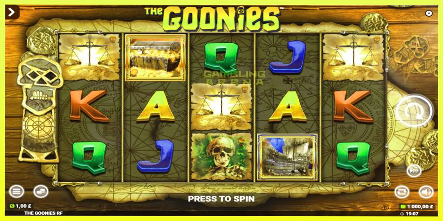 चित्र 2 गेमिंग मशीन The Goonies Deluxe Rapid Fire Jackpots