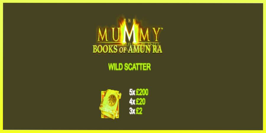 चित्र 5 गेमिंग मशीन The Mummy Books of Amun Ra