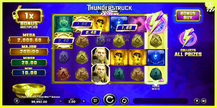 चित्र 2 गेमिंग मशीन Thunderstruck Gold Blitz Extreme