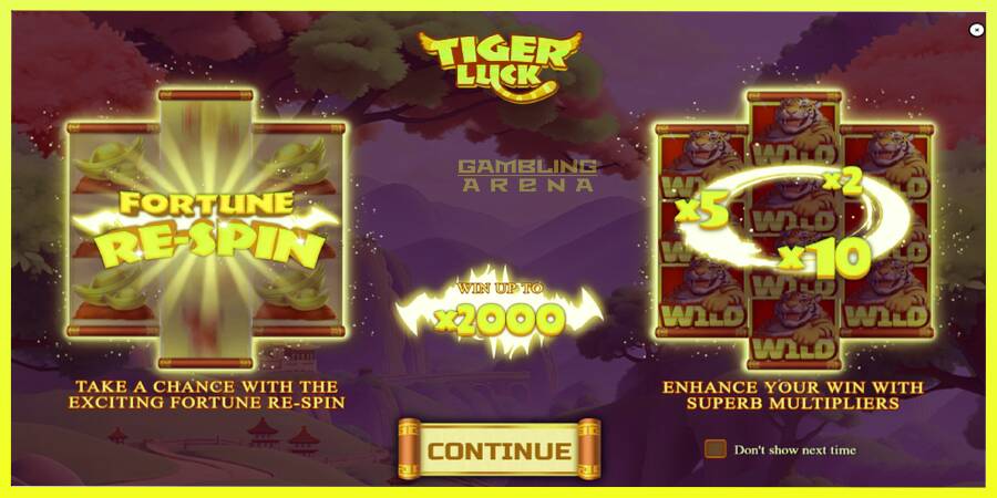 चित्र 1 गेमिंग मशीन Tiger Luck