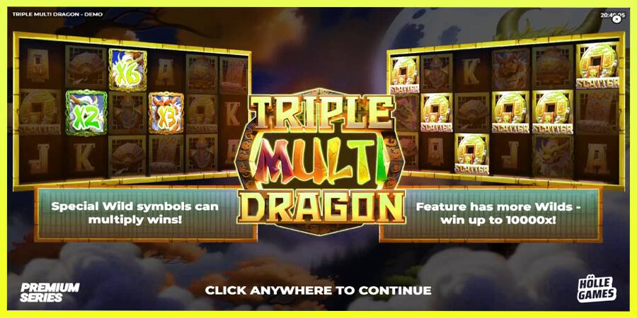 चित्र 1 गेमिंग मशीन Triple Multi Dragon