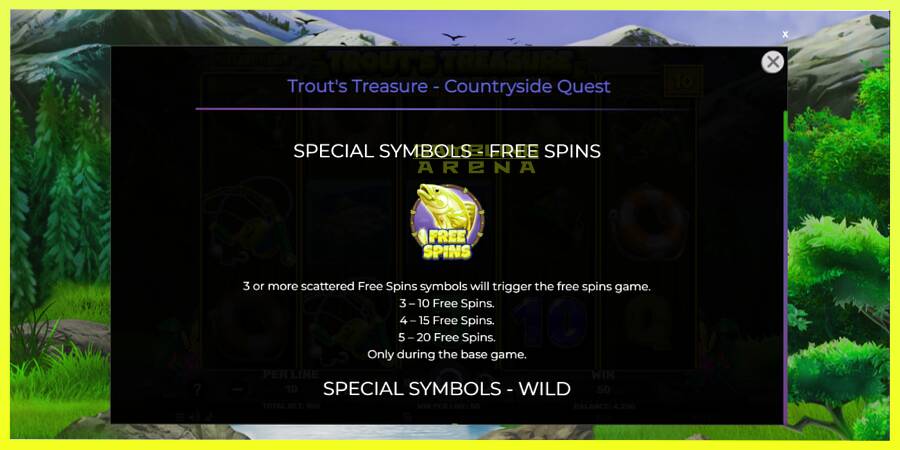 चित्र 5 गेमिंग मशीन Trouts Treasure Countryside Quest