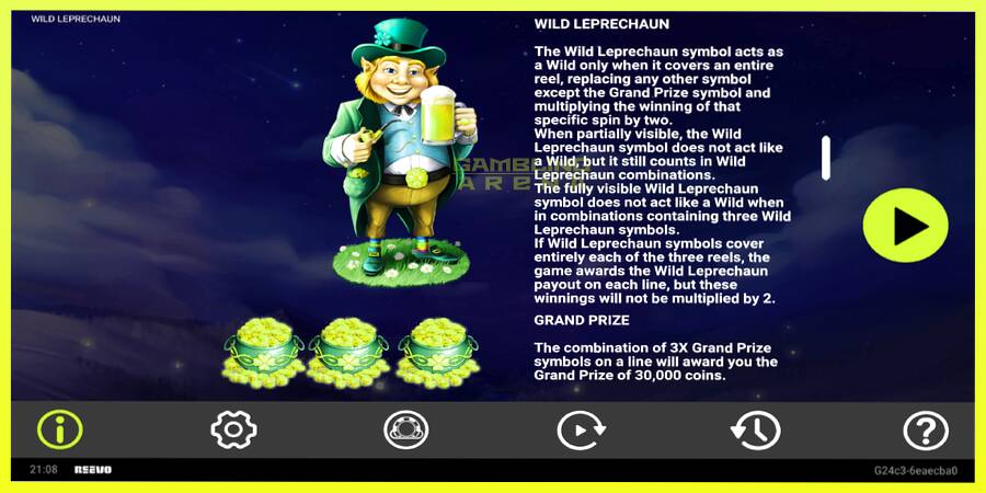 चित्र 5 गेमिंग मशीन Wild Leprechaun