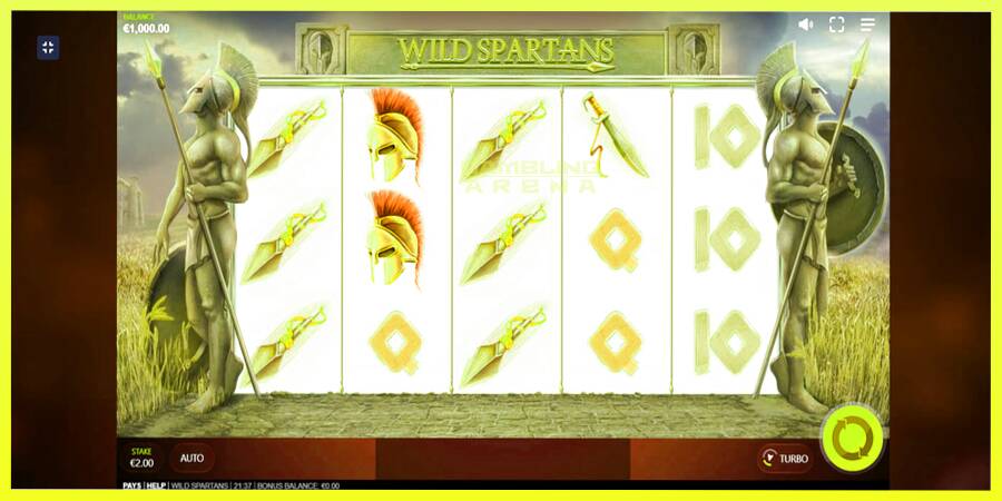 चित्र 4 गेमिंग मशीन Wild Spartans